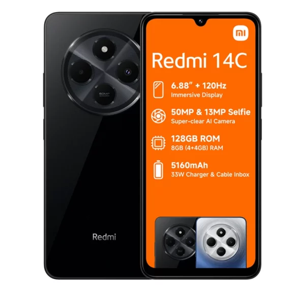 موبایل شیائومی Redmi 14C 4G ظرفیت 256 گیگابایت رم 8 گیگابایت